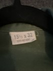 Vintage 1960’s U.S. Air Force Shirt. Men’s Cotton Sateen, Olive Green — photo 5