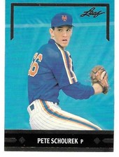 1991 Leaf Baseball Series 2 | Pete Schourek |Gold Rookie | BC15