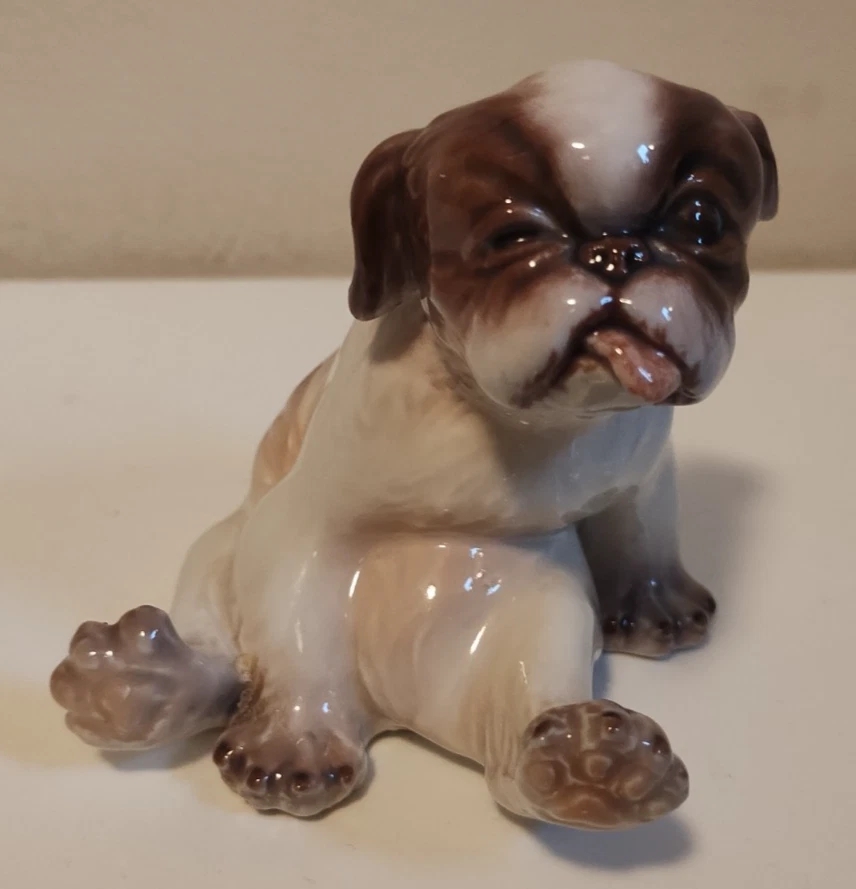 欠け有り デンマーク DAHL  ダール イェンセン 犬 ブルドッグ dahl jensen products for sale | eBay UK