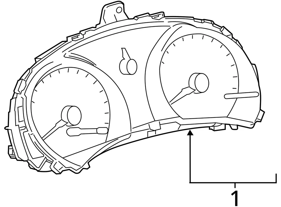 Cuadro de instrumentos velocímetro Scion TC 2014-2016 LJETW Foto 4 de 4