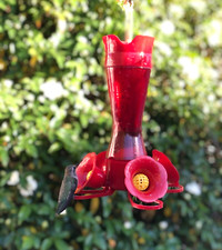 Hummingbird Feeder With Built In Bee Guards  Ant Moat Hanging Feeding Station