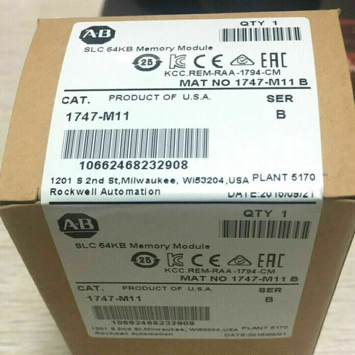 New Factory Sealed AB 1747-M11 SLC 500 Eeprom Memory Module 1747M11 - Picture 1 of 1