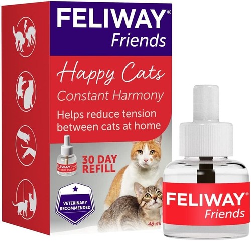 Feliway Friends MultiCat Calming Diffuser Refill 1 pack bulk discount - Picture 2 of 8