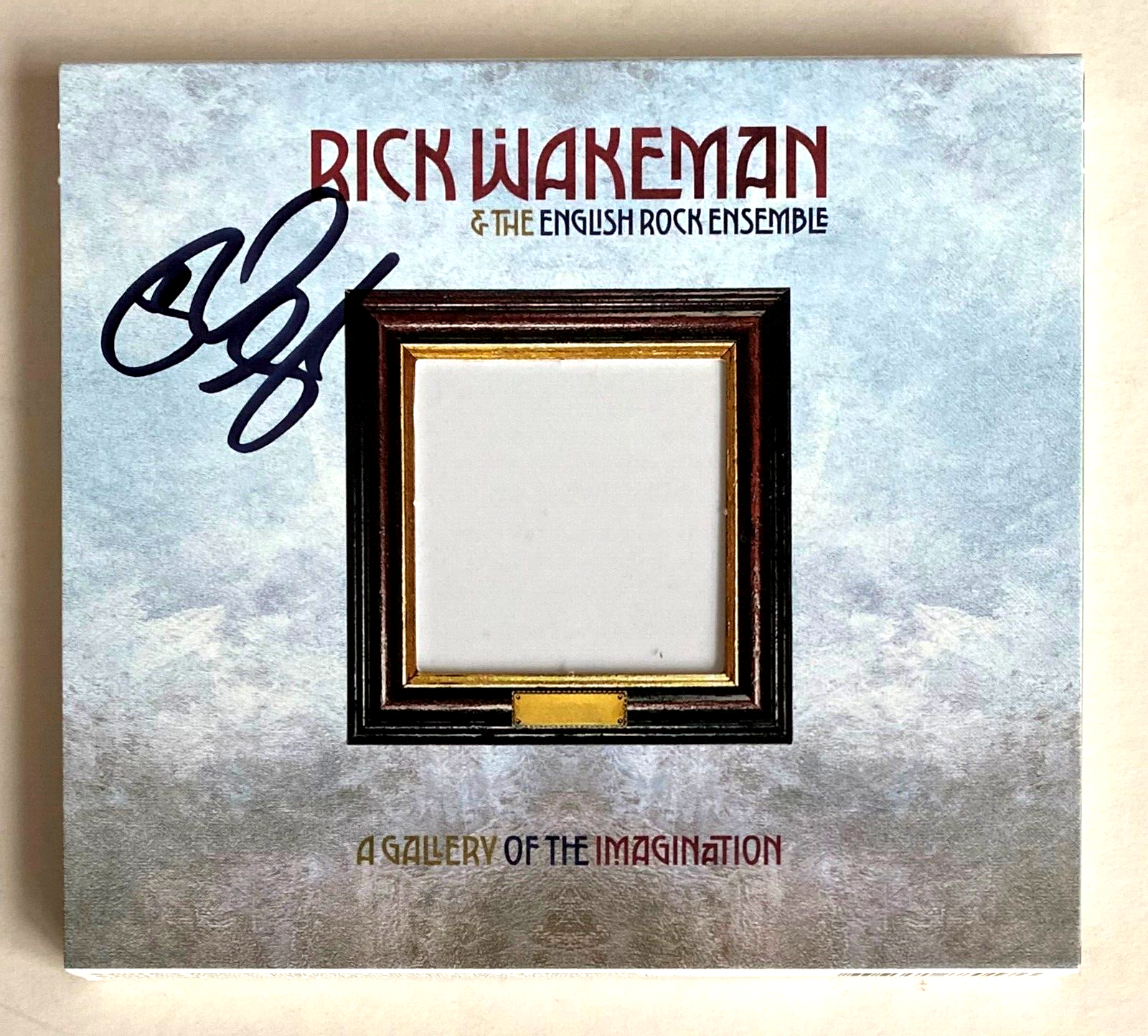 RICK WAKEMAN * A GALLERY OF IMAGINATION * LIMITED SIGNED CD + DVD ALBUM * BN&M!