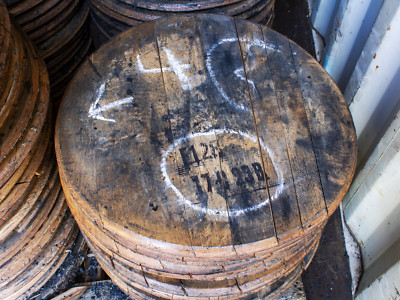 Raw Whiskey Barrel Head Reclaimed White Oak Bourbon Barrel Top Lid DIY Craft