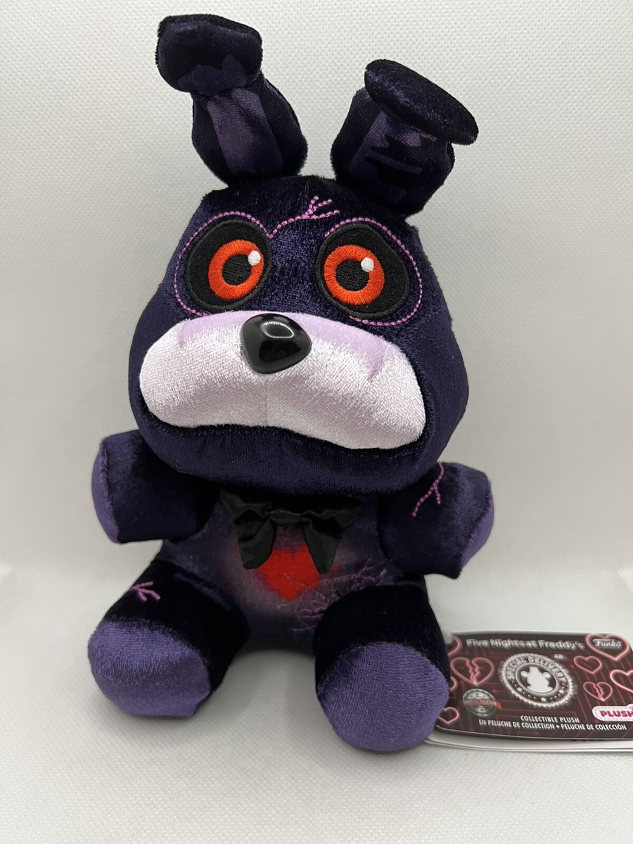 Five Nights At Freddys FNAF Blackheart Bonnie Plush Soft Toy Funko Purple  RARE