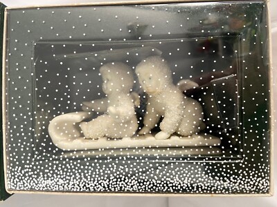 Snow Babies DEPT 56 Winter Tales  ''DOWN THE HILL WE GO''