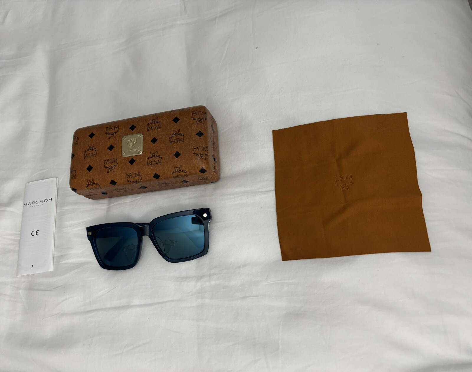 MCM635SA 408 Blue & Blue Viseto Sunglasses 57mm with MCM
