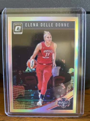 2019 Donruss WNBA ELENA DELLE DONNE Optic HOLO SILVER SP #28 MYSTICS