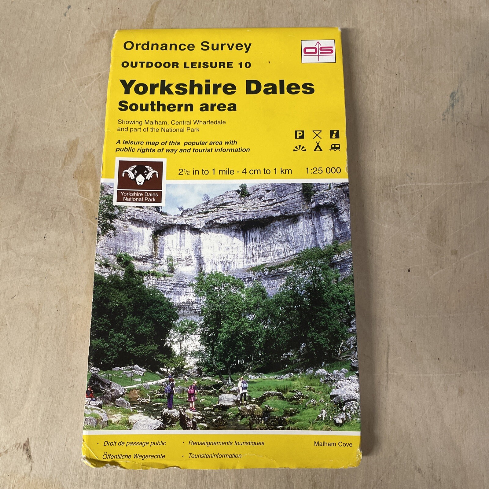 Yorkshire Dales: Southern Area by Ordnance Survey (Sheet map, 1995)