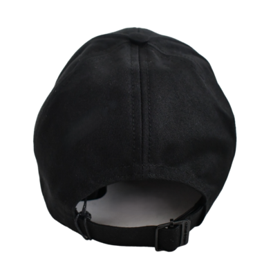 🆕️NEW Authentic SAINT LAURENT SL LOGO Black COTTON BASEBALL CAP