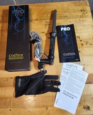 Cortex Professional Digital Titanium Curling 1" Wand & Heat Resistant Glove