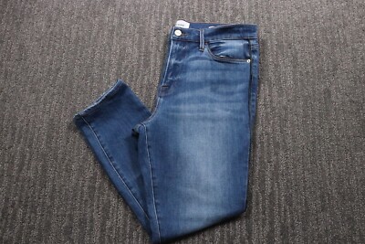 Frame Jeans Le High Serrano Skinny Cropped Tuxedo Lined Women 32 (34x26) Stretch
