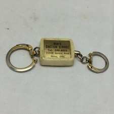 Vintage Advertising Key Chain Don's Sinclair Service Solon Ohio