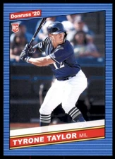 2020 Panini Donruss #253 Tyrone Taylor Rated Rookie