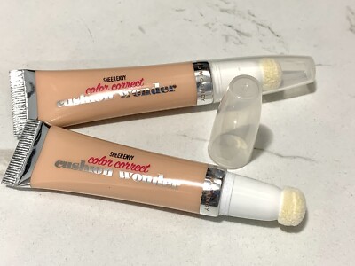 2 Hard Candy Sheer Envy Color Correct Cushion Wonder Peach 1241 Neutralizer (YF3