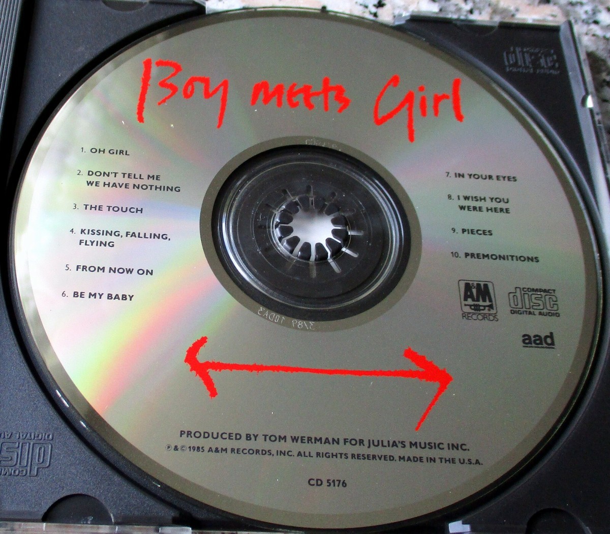 Boy Meets Girl S/t CD Original 1985 A&M RARE OOP MINT for sale