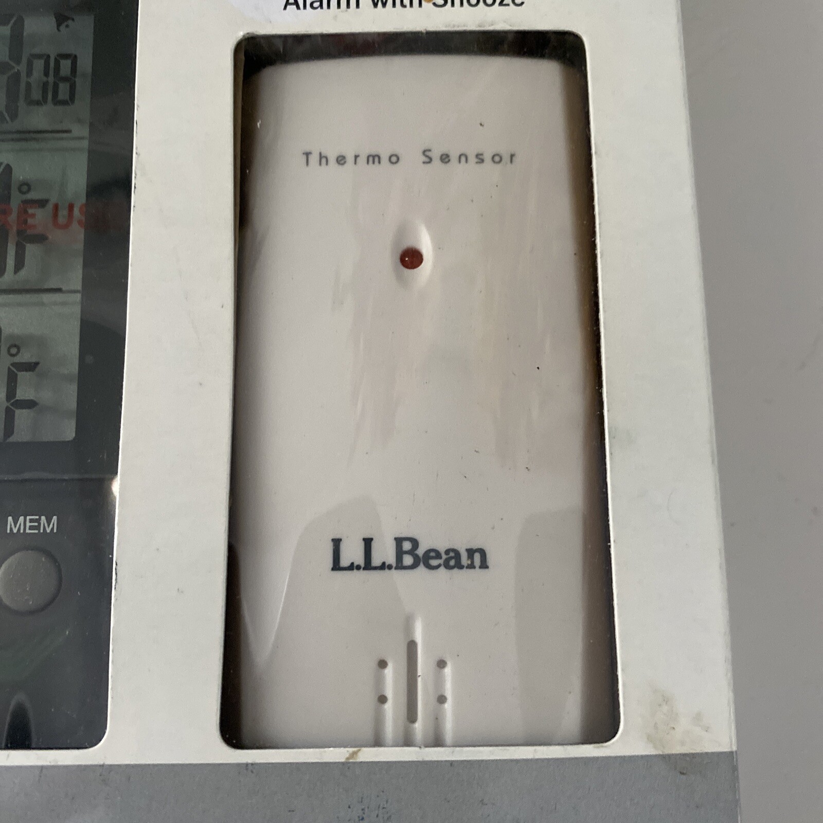 LL Bean Touch Key First Watch Weather Station Wireless Indoor Outdoor Clock Date