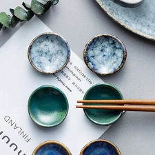 Japanese Chopstick Rest Ceramic Ingot Oval Spoon Stand Holder Kitchen Supplies