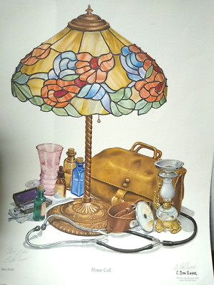 C. DON ENSOR DONART LTD ED HOUSE CALLS LITHO 1970'S HAND SIGNED COMPLETE