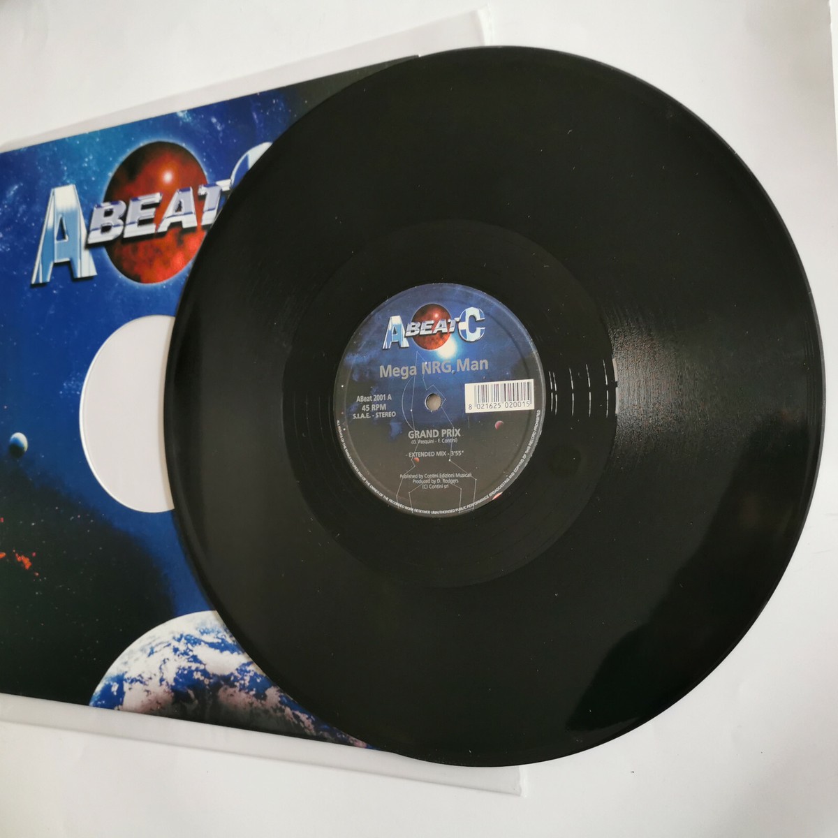 Mega NRG Man – Grand Prix / The Power Of Gasoline - Vinyl
