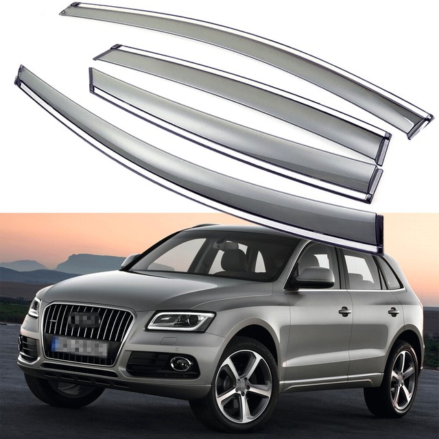 Car Window Visor Vent Deflector Shade Sun/Rain Guards for Audi Q5 2009