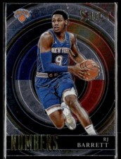 2020-21 Panini Select Numbers RJ Barrett #40 New York Knicks