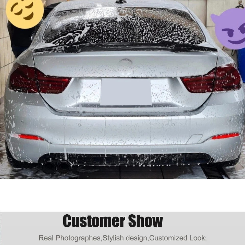 Alerón trasero de fibra de carbono para BMW 428i 430i 435i F36 420i Gran Coupé Foto 3 de 4