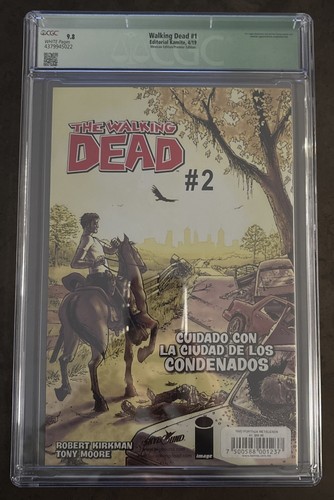 The Walking Dead #1 Prestige Foil CGC 9.8 (Image Comics) Mexican Kamite Edition - Picture 2 of 2