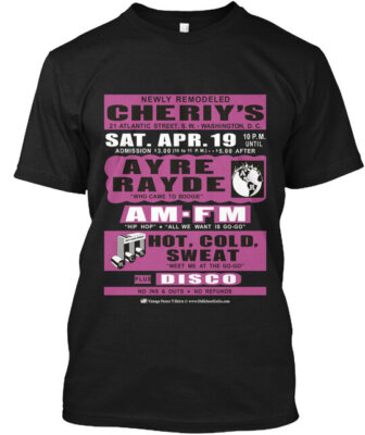 Cheriy's Ayre Rayde T-Shirt Made in the USA Size S to 5XL