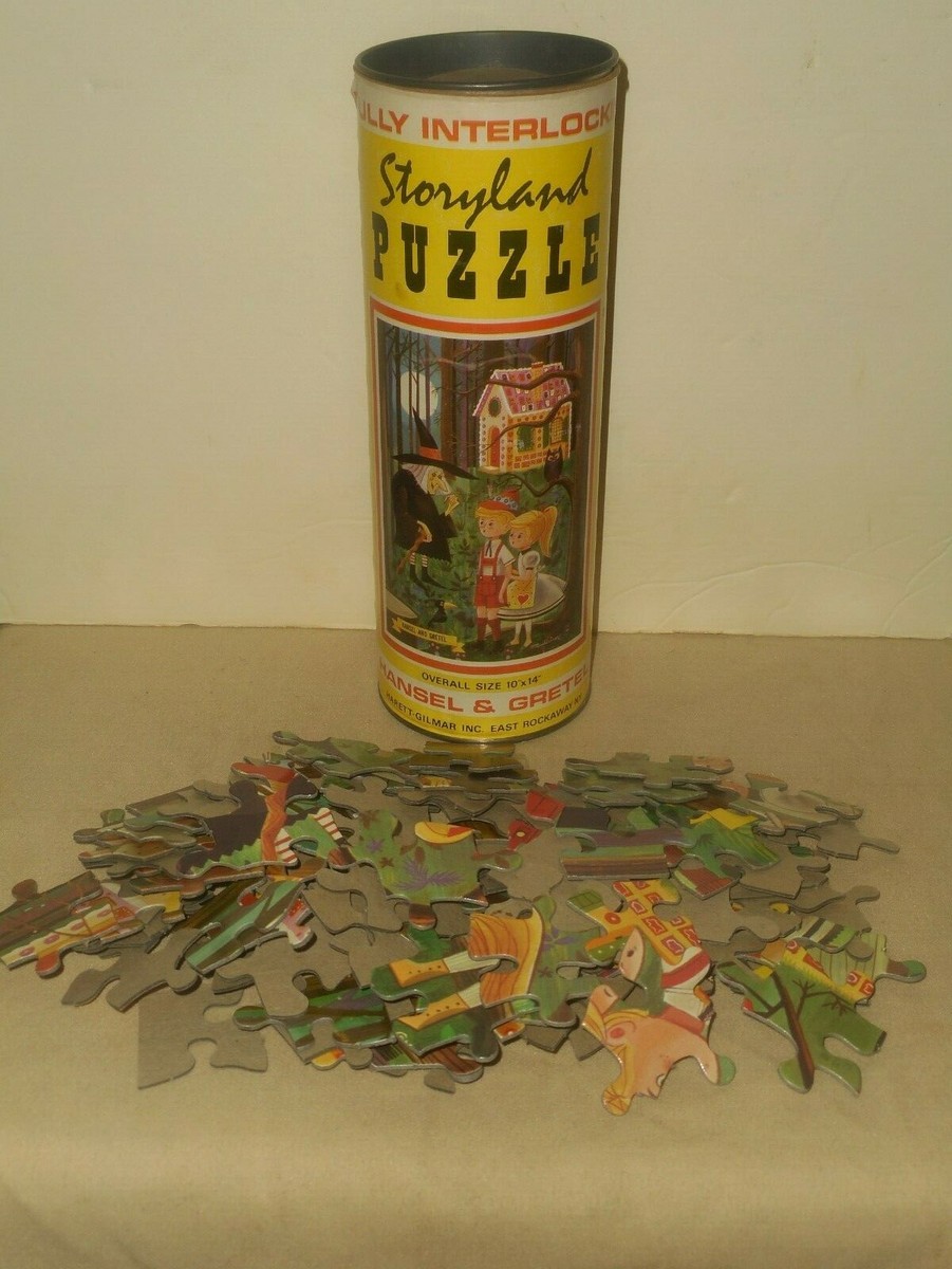 Vintage HG TOYS Storyland Puzzle HANSEL & GRETEL #427 Complete In