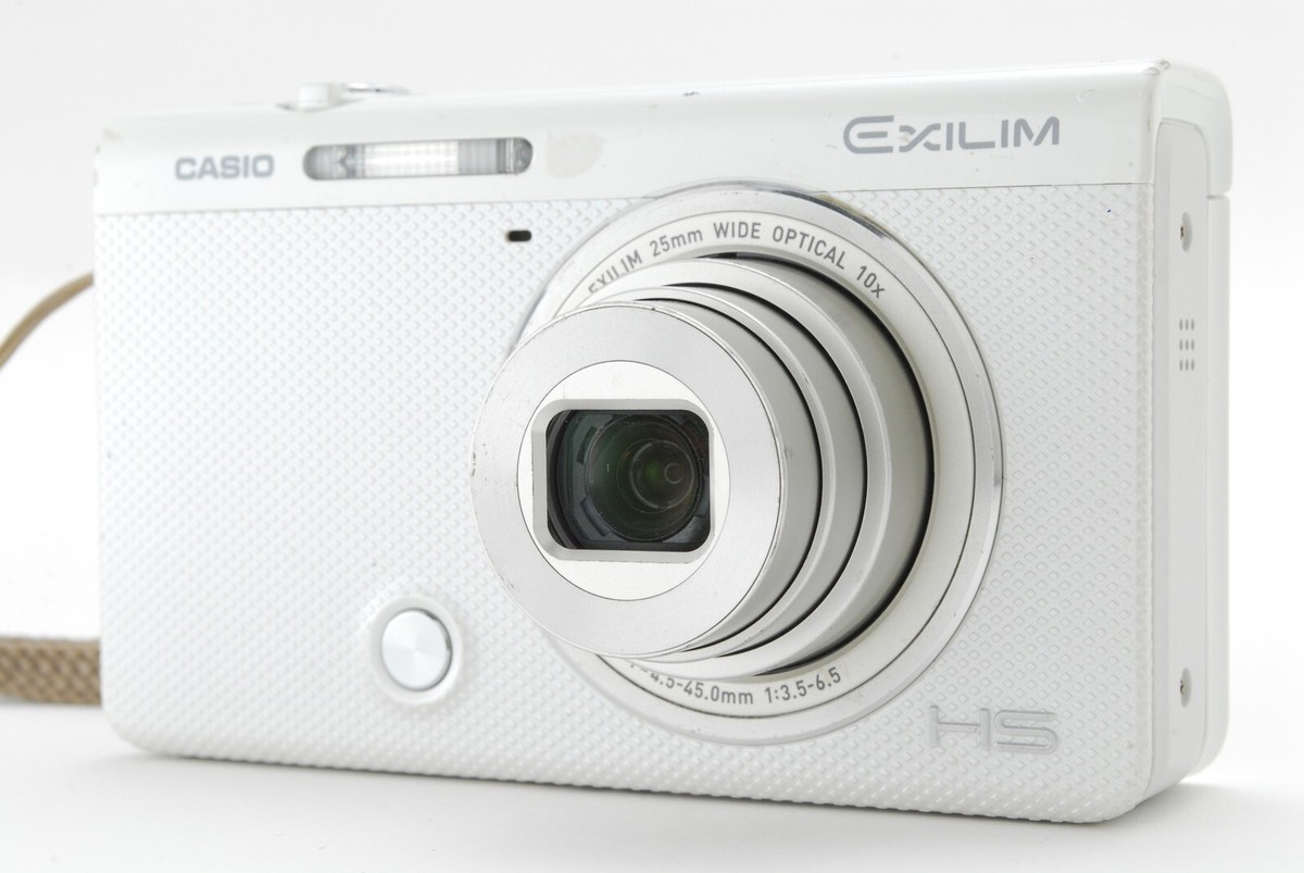 CASIO デジカメEXILIM HS EX-ZR70ホワイト美品 NEAR MINT] CASIO EXILIM HIGH SPEED EX-ZR70 White 16.1MP