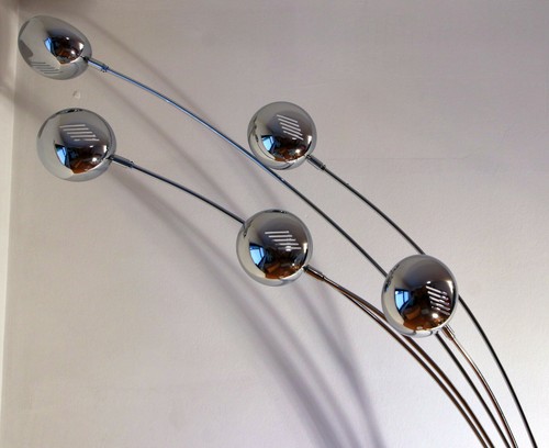 5 Five Fingers Lampe mit Dimmer / Marmorfuss gebraucht Design Stehlampe - Bild 2 von 7