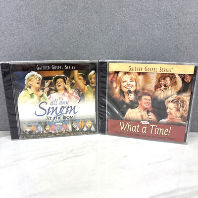 2 Gaither Gospel Series CDs All Day Singin' at the Dome & What a Time!  NEW