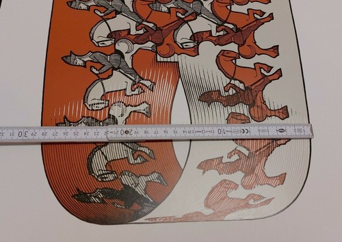 M.C. Escher Reiter ca. 64cm x 54cm Poster Bild / Horsemen / Cordon Art - Picture 6 of 6
