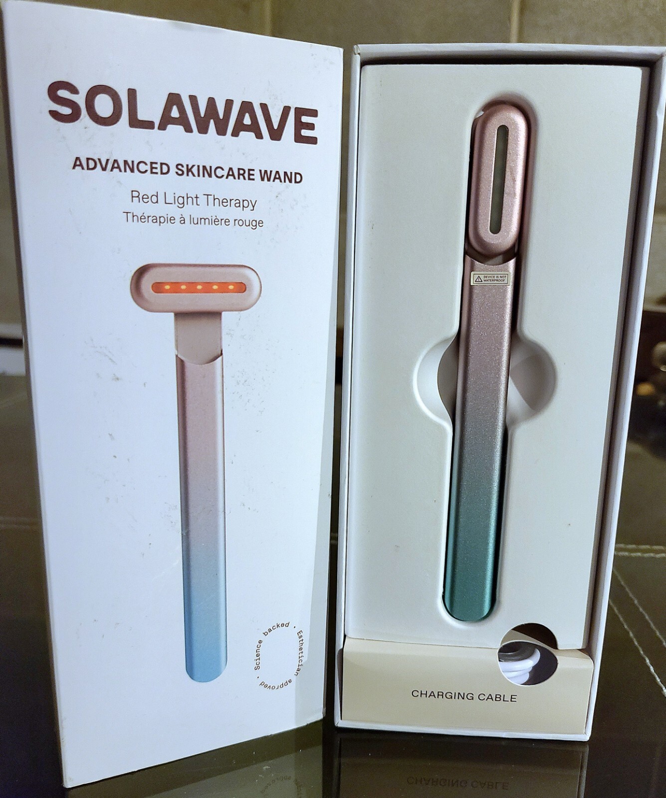 Solawave Advanced Skincare Wand with Red Light Therapy www