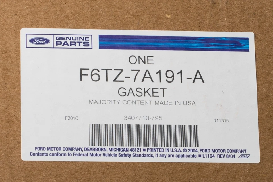 Junta de transmisión automática OEM NUEVA para camionetas y furgonetas Ford F6TZ-7A191-A Foto 4 de 4