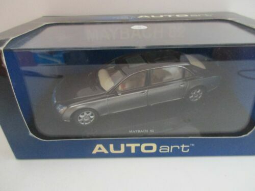 Miniature Gateway Autoart 1:43 - Maybach 57 - Bleu Et Argent - Diecast