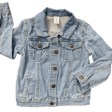 Carter s Girls Blue Classic Denim Jean Jacket Size 4/5 Toddler Kid Outerwear
