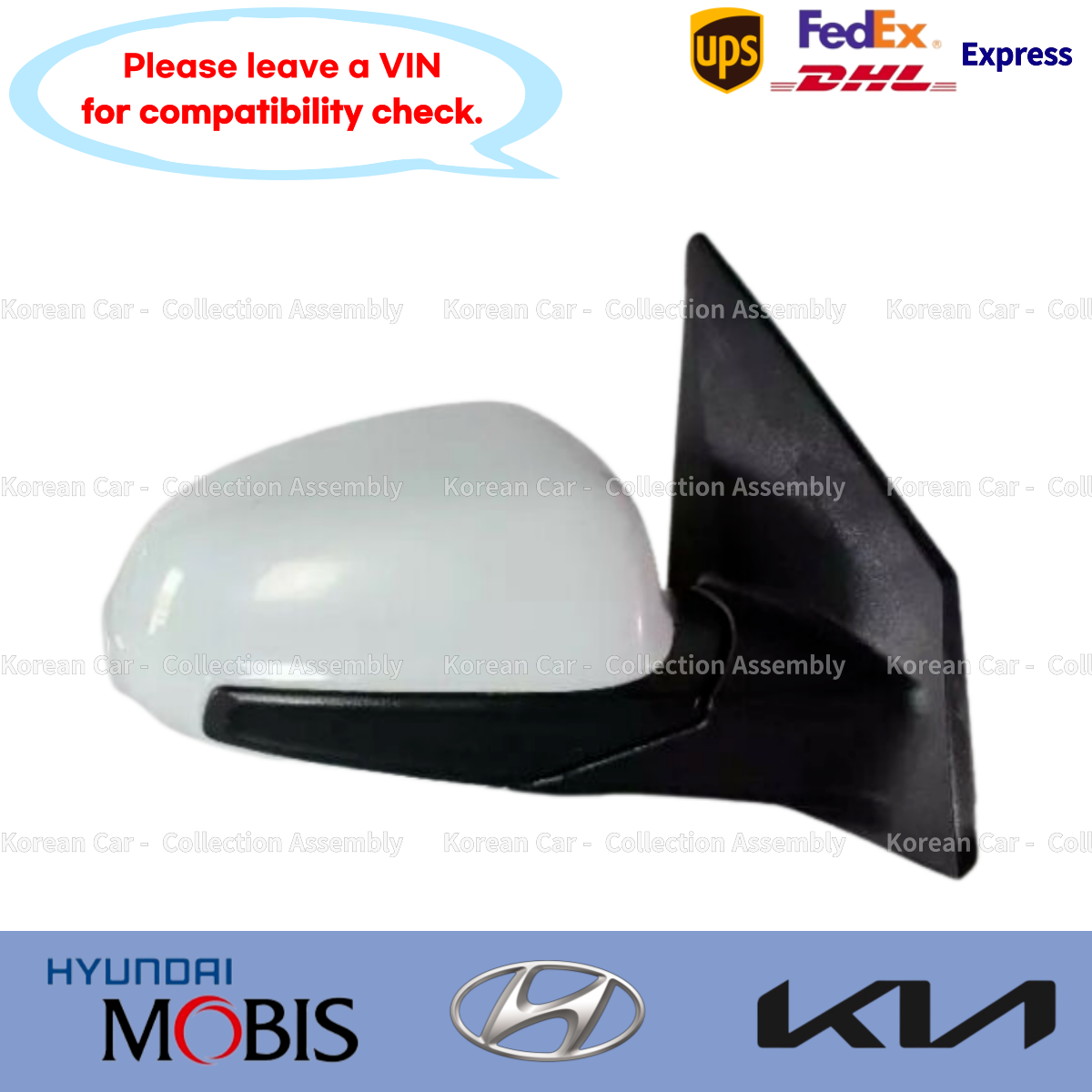 コウ 87620J9020P6W Genuine Side Mirror Right Turn Signal for Hyundai