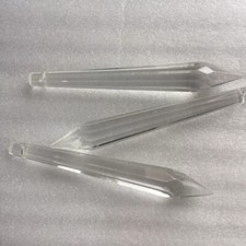 10pcs 100mm Crystal Multifaceted Chandelier Lighting Part U-Drop Pendant Prisms