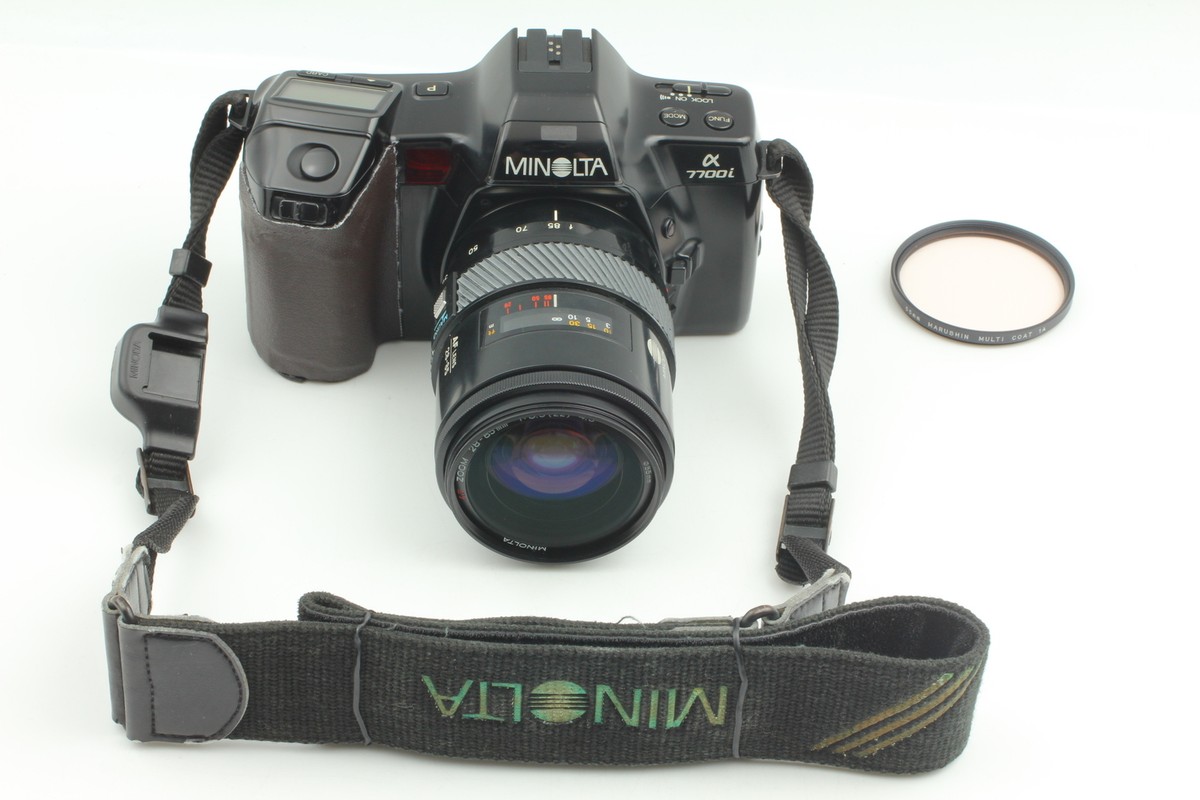 MINOLTA  α7700i Exc+3] MINOLTA α7700i SLR Film Camera w/ 28-85mm AF Zoom Macro