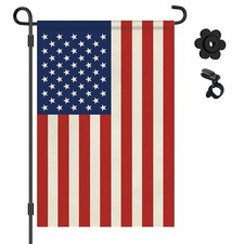 4th of July Decorations American Patriotic USA Garden Yard Flags Gift 12"x18"