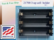 3S or 3P  21700      Lifepo4 / Li-Ion    Battery Holder USA built with Free Ship