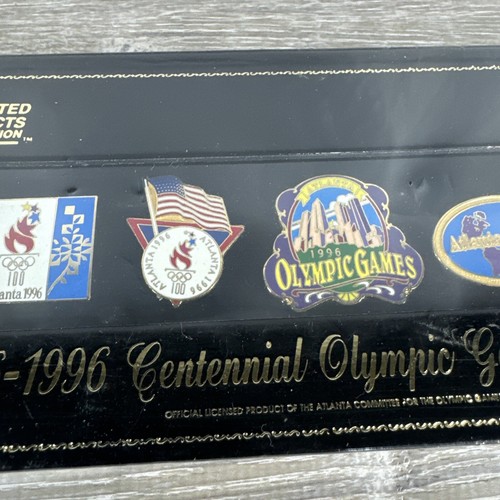 1896-1996 Centennial Olympic Games Collector Pins New In Sealed Box - Picture 3 of 12