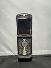 Motorola RAZR / Razor V3 - Black Flip Phone - READ Parts Only Untested