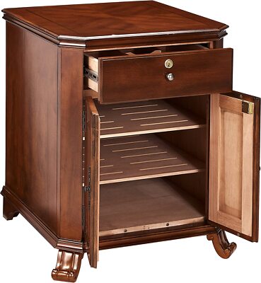 Humidor Supreme Montegue Large Cigar Humidor Cabinet, Cedar Wood - 1500 Cigars
