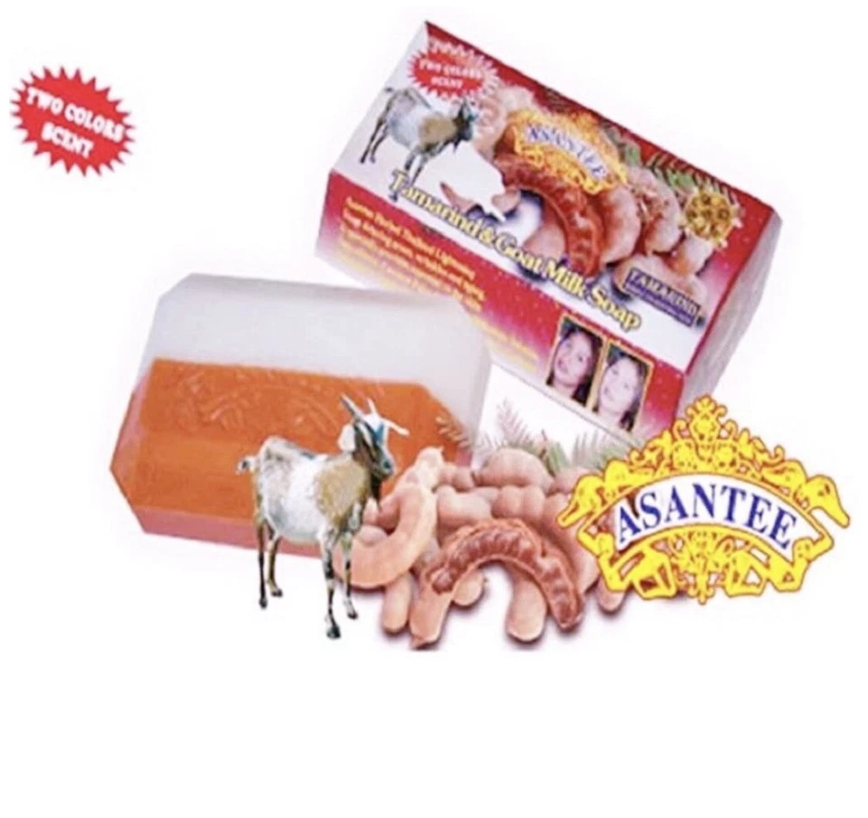 Jabón de hierbas Asantee de tamarindo y leche de cabra - 125 g (paquete de 4) Foto 2 de 3