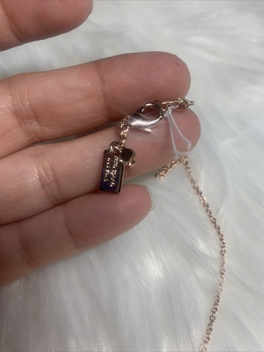 Authentic KATE SPADE ROSE GOLD SPOT THE SPADE NECKLACE NWT $58 NWT - Picture 3 of 4