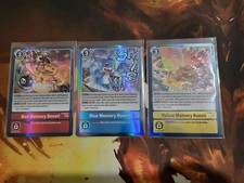 Digimon Resurgence Booster / RB-01 / P-035~037 / SR / Memory Boost / Promo / ENG